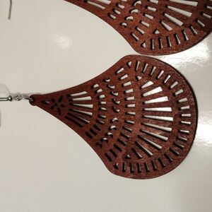 Large dangle earrings